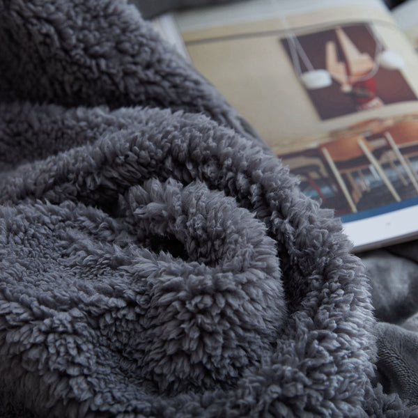 Elegant Lambskin Blanket