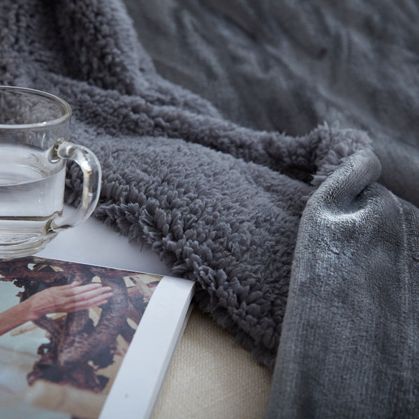 Elegant Lambskin Blanket