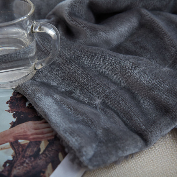 Elegant Lambskin Blanket