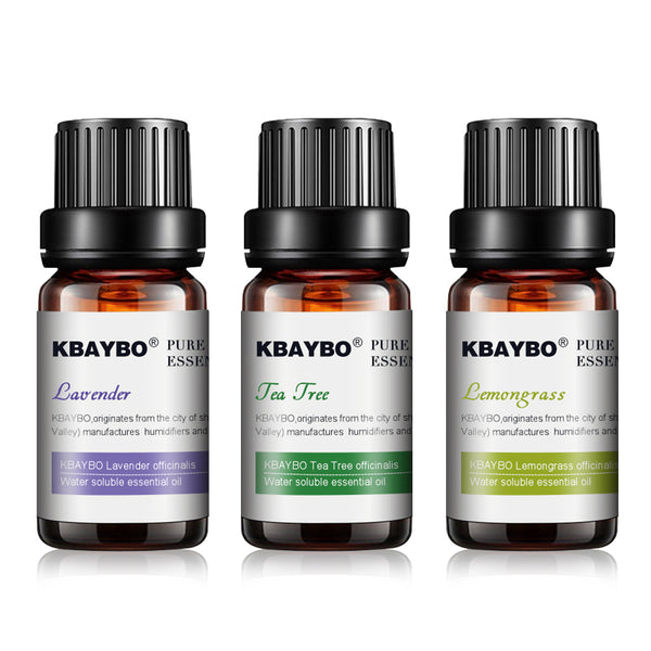 Lavender, Tea Tree, and Lemongrass Essential Oils
