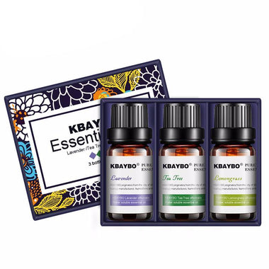 Lavender, Tea Tree, and Lemongrass Essential Oils