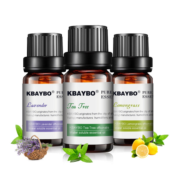Lavender, Tea Tree, and Lemongrass Essential Oils