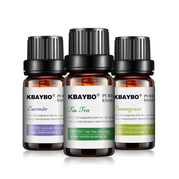 Lavender, Tea Tree, and Lemongrass Essential Oils