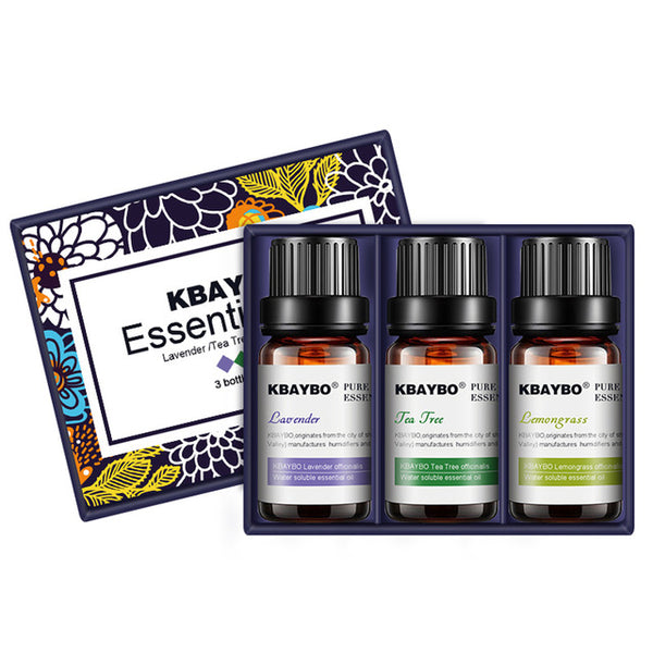 Lavender, Tea Tree, and Lemongrass Essential Oils